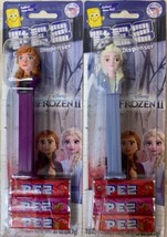 Disney Frozen Pez Dispensers Anna &amp; Elsa. Brand New (Lot Of 2) K5 - £6.05 GBP