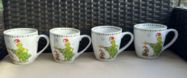 How the Grinch Stole Christmas Tree w/ Max Mugs Set of 4 Coffee Cups NEW... - £47.07 GBP