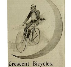 Crescent Bicycles 1894 Advertisement Victorian Bikes New Line Moon #4 AD... - $19.99