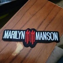 Marilyn Manson embroidered Iron on Patch - £5.73 GBP