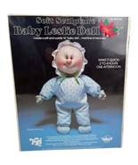 1987 Soft Sculpture Baby Leslie Doll Kit Craft Valiant 858 New Sealed Vi... - £7.62 GBP