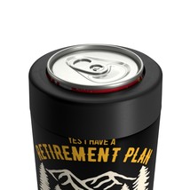 Camp-Themed Stainless Steel Can Holder With Anti-Slip Surface and Smooth... - $32.96
