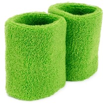 Wrist Sweatbands 2-pack, Green - $20.49