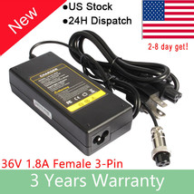 New 36 Volt Battery Charger For Electric Scooter Atv 36V Electric Scoote... - $25.99