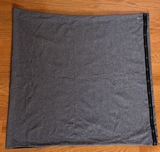 Lululemon Vinyasa Scarf Wrap Static Coal Gray Cozy Rulu Snap Raw Edges Heathered - £39.54 GBP