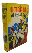 Laura Lee Hope The Outdoor Girls At Cedar Ridge Book Club Edition - £35.88 GBP