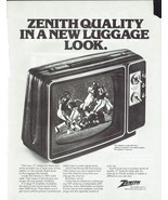 1978 Zenith TV Print Ad Vintage Electronics The Madrid K125J 8.5&quot; x 11&quot; - €17,47 EUR