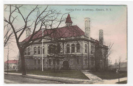 Elmira Free Academy Elmira New York 1907 postcard - $6.44