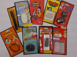 9 Party Gag Gifts Worm Kitty Poo Doorbell Candles Blood Chocolate Mouse Soap Pen - £7.84 GBP