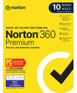 Norton 360 Premium 2025 10 Device 1 Year Latin America Digital Download ... - $35.00