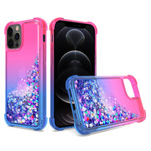 [Pack Of 2] Shiny Flowing Glitter Liquid Bumper Case For APPLE IPHONE 12/IPHO... - £17.72 GBP
