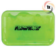 1x Tray FlowTray Fluorescent Quicksand Glow In The Dark Rolling Tray | G... - £20.55 GBP