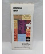 Vintage 1979 AAA Oklahoma Texas Travel Map - $24.97 CAD