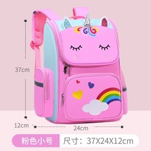 Cartoon Unicorn Children&#39;s School Bag Nylon Waterproof Boys Bag Cute Lightweight - £35.45 GBP