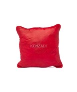 Moroccan Leather Pillow, Red traditional Throw Pillow Case by Kenzadi - $95.17 CAD