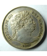 Great Britain 1817 George III Excellent Superb High Grade Silver COIN HA... - £509.66 GBP