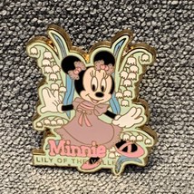 Disney Minnie Mouse Bouquet Flower Lily Of The Valley LE 3000 Trading Pi... - £28.22 GBP