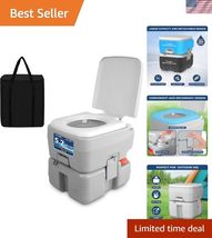 Portable Toilet with Carry Bag – Indoor Outdoor Toilet with CHH Piston P... - $156.80