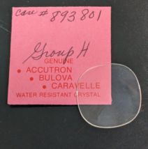 Genuine NEW Bulova  Watch Crystal for Case# 893801 - $19.79