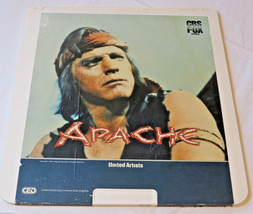 Apache United Artists Burt Lancaster CBS Fox CED Video Disc videodisc Movie - £12.07 GBP