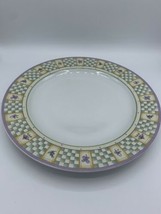 Debbie Mumm Lavender Tea Garden Large Chop Plate Serving Platter Round 1... - $14.95