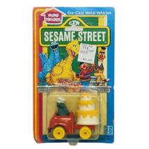 Vintage Sesame Street Hasbro Cookie Monster Dessert Delivery Car Toy Nos New - £22.41 GBP