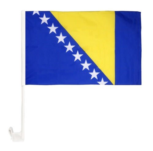 Moon Knives (2 Pack) Bosnia Herzegovina Country Car Window Vehicle 12&#39;&#39;x... - $9.88