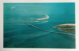 Herbert C Bonner Bridge Aerial Outer Banks North Carolina NC UNP Postcar... - £3.97 GBP