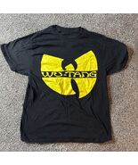 Wu-Tang Logo Graphic T-shirt Tee Men Medium (M) Black Short Sleeve - $8.95