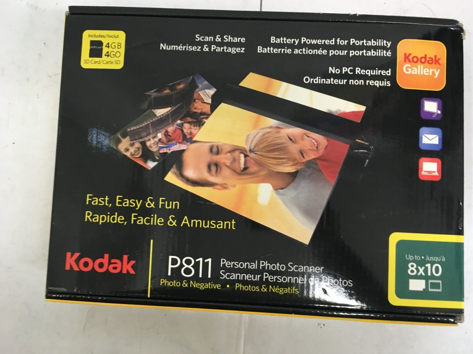 Kodak P811 Handheld Scanner Personal Photo Scanner, open box - $33.68