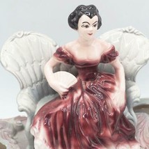 Figurina Lane &amp; Co.Victorian Lady per Fiori Los Angeles California Ceramiche Vtg - £121.84 GBP