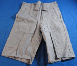 DATED MARCH 1961 VINTAGE FRENCH MILITARY NAVY NAVAL SAILOR BLUE SHORTS W... - £88.81 GBP