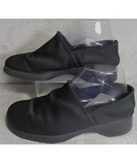 Aerosoles Womens 7.5 Main Stretch Slip on Flats Shoes Black Fabric Comfo... - £10.88 GBP