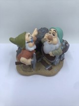 Disney  Seven Dwarfs Sleepy &amp; Doc Mine Train Figurine PVC Possible Cake ... - £6.97 GBP