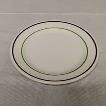 Shenango Black Green Rings Restaurant Salad Plate - £13.54 GBP