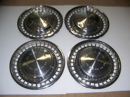 1972 Dodge Dart Hubcaps Wheelcovers Oem Set Of 4 14&quot; 1973 1974 1975 1976 - £60.91 GBP