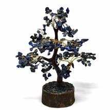Lapis Lazuli  bonsai money gemstone tree table décor handmade CHRISTMAS TREE - £14.60 GBP