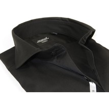 Men's Shirt Charles TYRWHITT 100% Cotton Cut-away Collar CHT-20 Black image 2