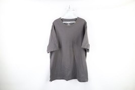 Duluth Trading Co Mens Medium Blank Longtail T Short Sleeve T-Shirt Gray Cotton - £19.46 GBP