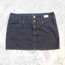 Urban Outfitters Skirt Women 5 Black Lightweight Athletic Casual Denim Jean Mini - £19.57 GBP