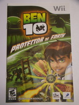 Nintendo Wii - BEN 10 PROTECTOR OF EARTH (Replacement Manual) - $12.00