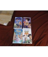 lot of 4 Walt Disney movies lion king toy story 2 snow white the rescuer... - £14.64 GBP