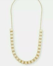 $250 NWT Kendra Scott GUS Oblong Adjustable Necklace Gold - £51.83 GBP