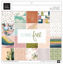 Heidi Swapp Single-Sided Paper Pad 12&quot;X12&quot; 36/Pkg-Care Free
 - £30.71 GBP
