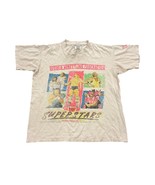 Vtg 1991 WWF Superstars T-Shirt Warrior Mr. Perfect Rockers LOD Jake Rob... - $84.37 CAD