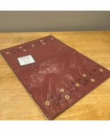 Temp-tations Old World Maroon Fabric Placemats Floral Set Of 4 Temptations - $33.94 CAD
