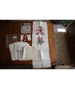 STARTED 6 Count Cross Stitch Something Special Bears Banner Christmas 10... - $353.39 MXN