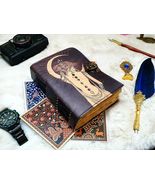 Grimoire leather journal book of spell gifts for men and women - £30.54 GBP