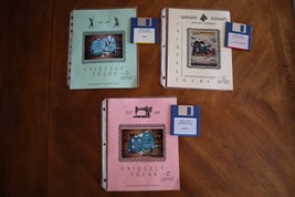 Lot 3x Uniquely Yours Knitting Booklet Knitting Machines w/ Disk Sewing ... - $441.78 MXN