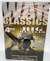 War Classics: Big Battles Of Wwii - 4 Dvd Box Set New Sealed Free Shipping - £15.84 GBP